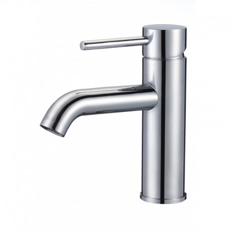 Kami, Polished chrome basin faucet