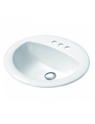 Babibo19 ", Semi-recessed porcelain sink
