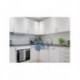 Glossy White Subway Backsplash 4x12