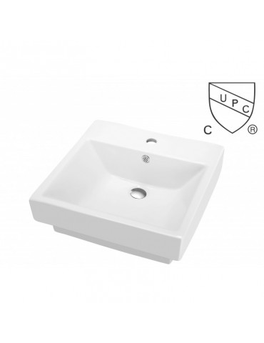 Kali, Semi-recessed porcelain sink