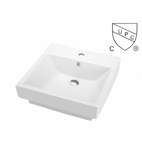Kali, Semi-recessed porcelain sink