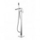 Hermes, Polished Chrome Freestanding Bathtub Faucet
