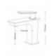 Jaro, Polished Chrome basin Faucet