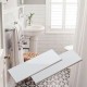 Glossy White Subway Backsplash 4x16