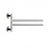 Two-arm Movable Towel Rack