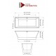 Osiris Freestanding bath 67", mat black Finish