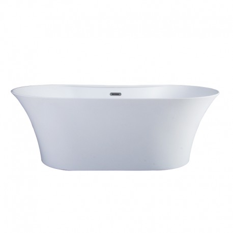 Osiris Freestanding bath 67", mat black Finish