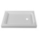 Apollon 48 × 32” right corner shower base with drain on the right