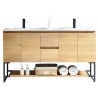 Berlin 48 Vick Oak ", Freestanding Vanity