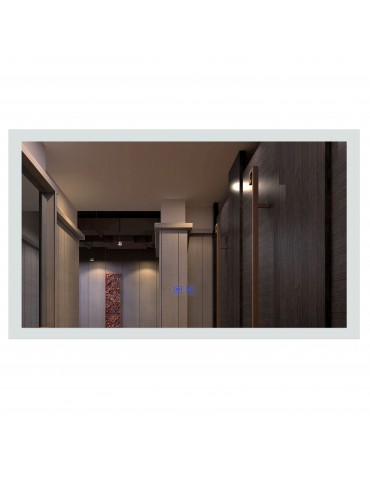 Biela 48 × 28", LED Miroir Rectangulaire