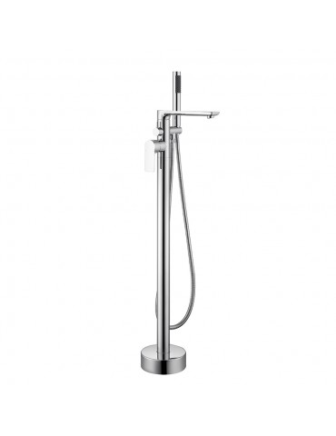 Percée, ​Brass Faucet with chrome finish for freestanding bathtubs