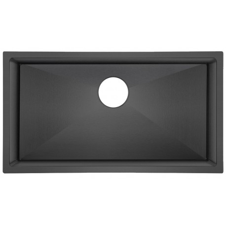 Galaxie, évier de cuisine noir Anthracite 32''