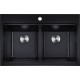 Granito, dual mout kitchen sink of 33"