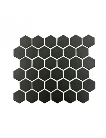 Matte black Hexagone