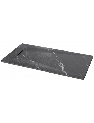 Brutus black Carrara 48×32" (47.25 * 31.49) , SMC shower base