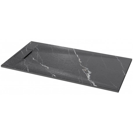 Brutus black Carrara 48×32" (47.25 * 31.49) , SMC shower base