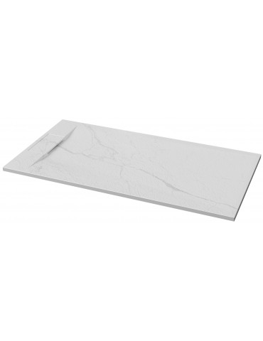 Brutus carrara blanche 60×36" (59.06 * 35.43) , base de douche en SMC