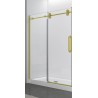 Apollon 48", porte de douche finie or mat