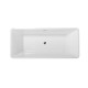 Osiris Freestanding bath 67", mat black Finish