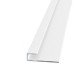 Moulure de finition blanc mur 4mm