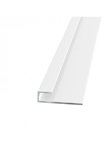 Moulure de finition blanc mur 4mm