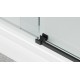 Mikotos 48", Black, Shower Door