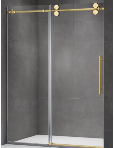 Apollon 48", porte de douche finie or mat