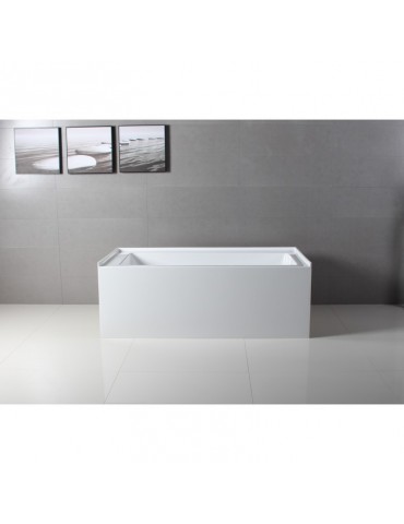 Astra left, Built-in bath without armrest