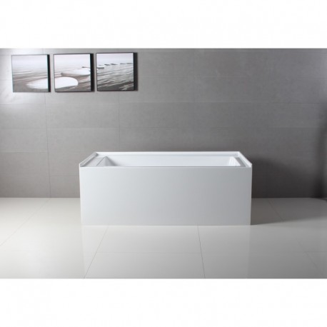 Astra left, Built-in bath without armrest