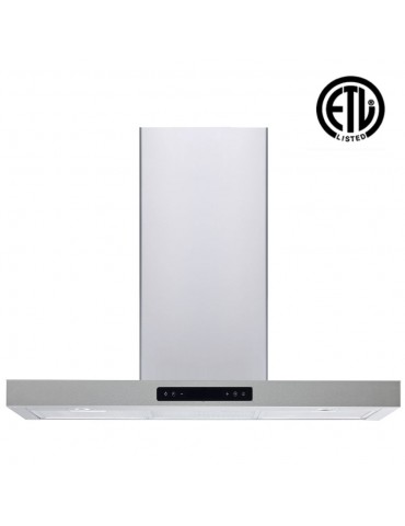 30" Range hood with stainless steel finish