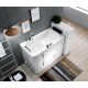 Thor, Free standing bath tub with door (left)