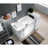 Floki, Free standing bath tub with door (left)