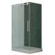 Myo 48", brushed nickel, shower door