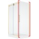 Myo 48", Matte gold, shower door