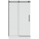 Mikotos 48", Black, Shower Door