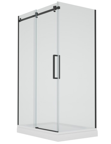 Mikotos 48", Black, Shower Door