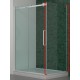 Mikotos brushed nickel, Shower Door