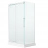 Mikotos matte white, Shower Door