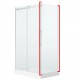 Mikotos matte white, Shower Door