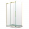 Mikotos Matte gold, Shower Door