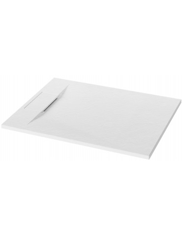 Brutus blanc 48×32", Base de douche en SMC