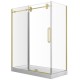 Apollon 48", Matte goold Shower Door