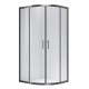 Celesta, Black round corner shower