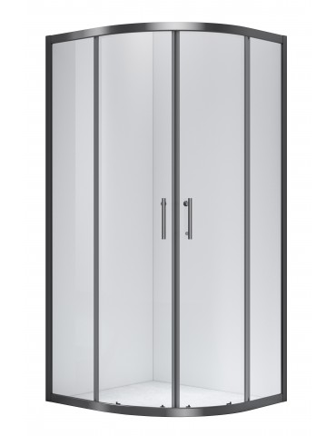 Celesta, Black round corner shower