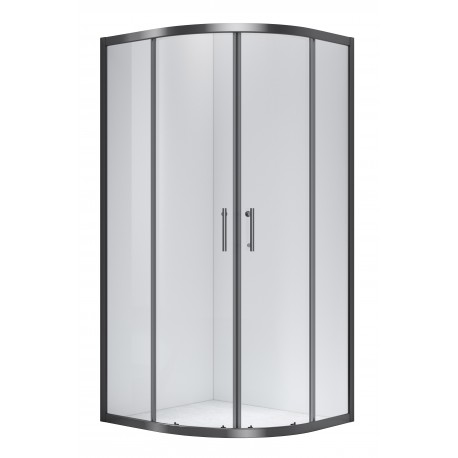 Celesta, Black round corner shower