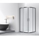 Celesta, Black round corner shower