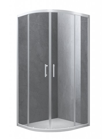Celesta, White round corner shower