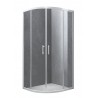 Celesta, Douche ronde en coin blanche