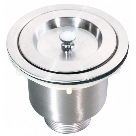 Stainless steel kitchen sink strainer 114-1-SS