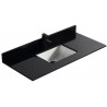 Dessus de vanité 48 " avec lavabo en porcelaine sous-plan